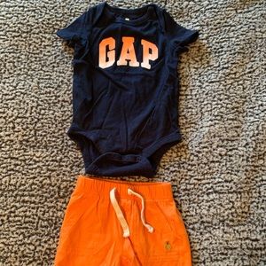 Baby Gap Onesie and Cotton Shorts